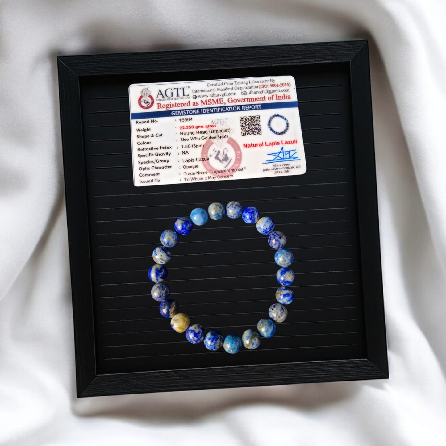 Lapis Lazuli (Afghani) Bracelet